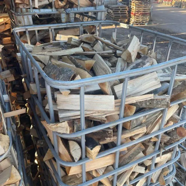 Box 1,50 stères de 30cm bois de chauffage – palette de bois coupé fendu de 1,05m3