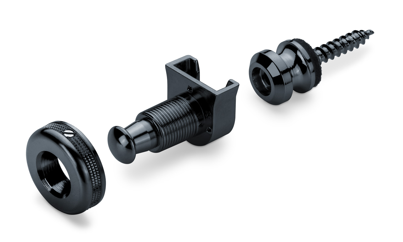 Straplocks S-Locks Schaller finition noire