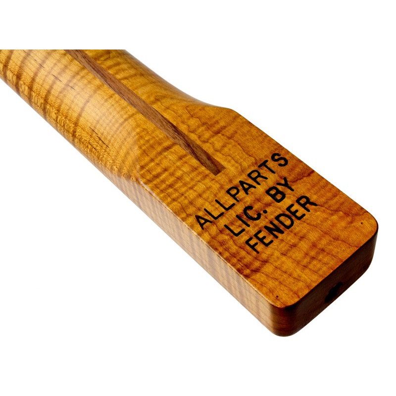 Manche Telecaster AllParts TMTF-CRF érable flammé roasted vernis satin